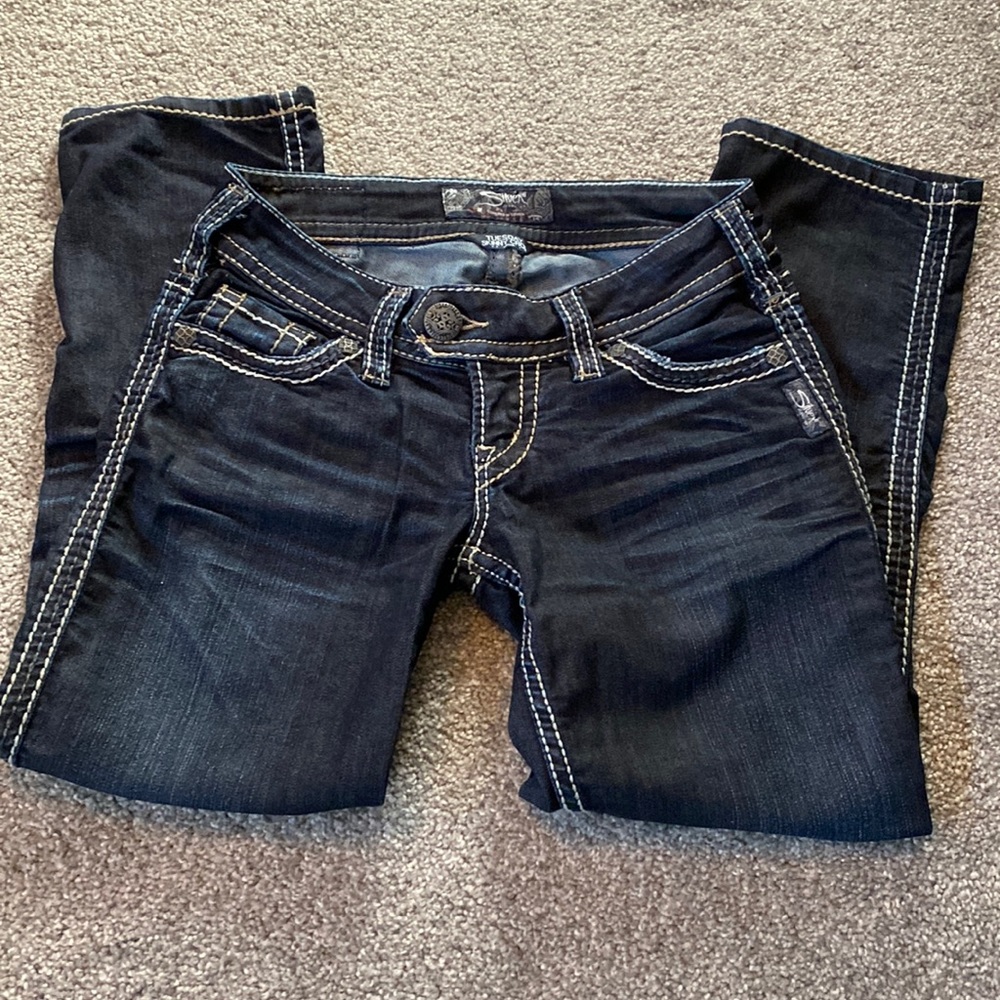 Silver Brand Tuesday Crop Jeans, Size 24